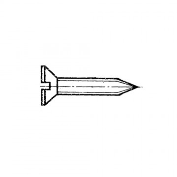 Винт ГОСТ 11652-80 самонарезающий с потайной головкой и заостренным концом