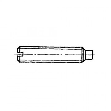 Винт ГОСТ 1478-93 установочный с цилиндрическим концом и прямым шлицем