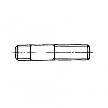 Шпилька ГОСТ 22035-76 с ввинчиваемым концом длиной 1,25d