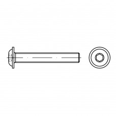 Винт ISO 7380-2 полукруг внутренний шестигранник