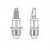 Фиксатор платы DREMEC 8G812V4 с защелкой 4,0 нейлон