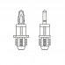 Фиксатор платы DREMEC 8G812V4 с защелкой 4,0 нейлон