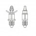 Фиксатор платы DREMEC 8G812V4 с защелкой 4,0 нейлон