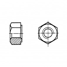 Гайка ГОСТ 10495-80 шестигранная для фланцевых соединений