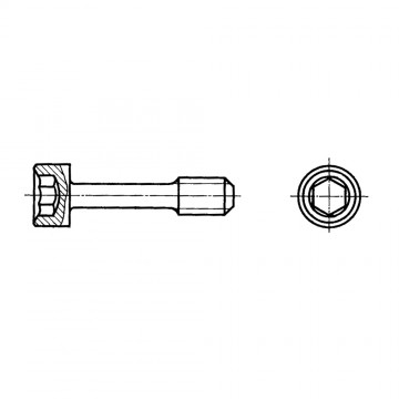Винт ГОСТ 10342-80 с цилиндрической головкой невыпадающий