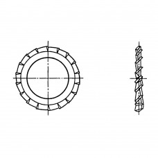 Шайба ГОСТ 10463-81 стопорная с наружными зубьями