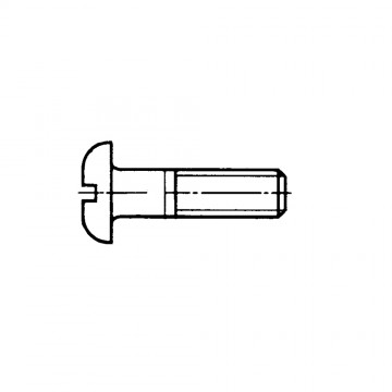 Винт ГОСТ 11644-75 с цилиндрической скругленной головкой