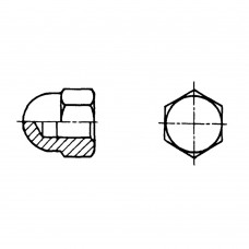 Гайка ГОСТ 11860-85 колпачковая