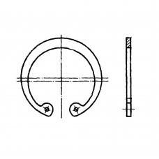 Кольцо пружинное ГОСТ 13943-86 упорное плоское внутреннее эксцентрическое