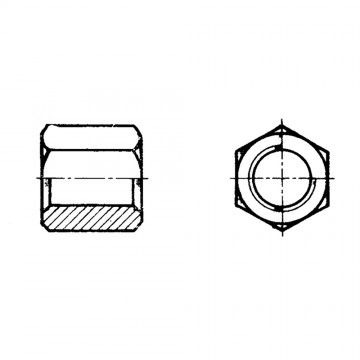 Гайка ГОСТ 15523-70 шестигранная высокая