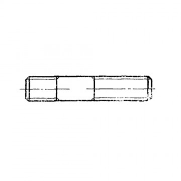 Шпилька ГОСТ 22034-76 с ввинчиваемым концом длиной 1,25d