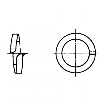 Шайба ГОСТ 6402-70 пружинная