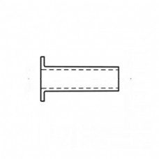 Заклепка ГОСТ 12638-80 пустотелая со скругленной головкой