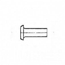 Заклепка ГОСТ 14801-85 с плоской головкой