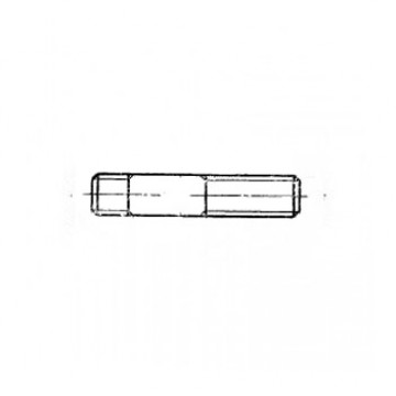 Шпилька ГОСТ 22032-76 с ввинчиваемым концом длиной 1d