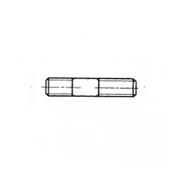 Шпилька ГОСТ 22036-76 с ввинчиваемым концом длиной 1,6d