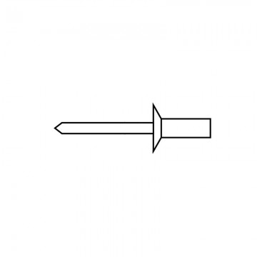 Заклепка Nit 3.2 x 9.0 Alu/Stal koln. утопленный, тугой R120432091