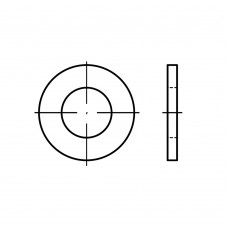 DIN 125 Шайба 2 плоские, полиамид (2,2* 5* 0,3)