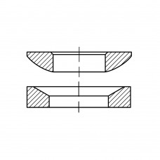 DIN 6319 Шайба 7,1 сферическая, сталь