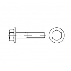 DIN 6921 Болт М16* 50 с шестигранной головкой и фланцем, сталь 10.9