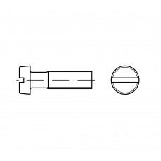 DIN 84 Винт М1,6* 5 с цилиндрической головкой, сталь