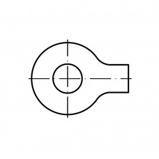 DIN 93 Шайба 3,2 стопорная с лапкой, сталь