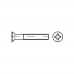 Винт М4х50 с потайной головкой, крестообразный шлиц, сталь, цинк DIN 965 Винт М4х50 с потайной головкой, крестообразный шлиц, сталь, цинк DIN 965