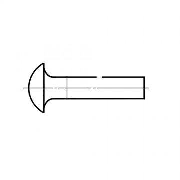 Заклепка 2,5х16.36 ГОСТ 10299-80