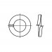 Шайба 12 пружинная форма В, сталь нержавеющая 1.4310 DIN 127