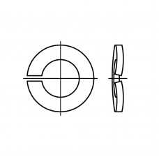 DIN 128 Шайба 2,2 пружинная одновитковая, сталь нержавеющая А4