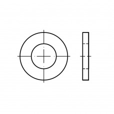 DIN 1440 Шайба 12 плоская, усиленная под палец, сталь