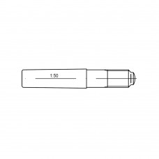 DIN 258 Штифт 10* 100 конический с резьбовой цапфой, сталь