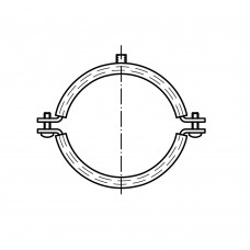 DIN 4109 Хомут 8 звукоизоляционный, сталь, цинк 20-23