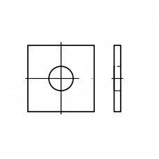 DIN 436 Шайба 30 квадратная, сталь