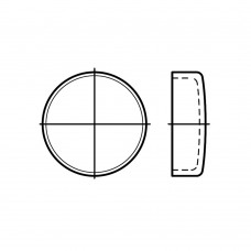 DIN 443 Крышка 32 для укупорки вдавливанием, сталь