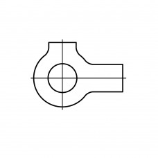 DIN 463 Шайба 13 стопорная плоская с 2 лапками, сталь