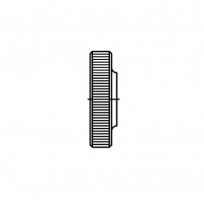 DIN 467 Гайка М5 рифленая, круглая, сталь