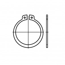 DIN 471 Кольцо 155 стопорное, наружное для вала, сталь