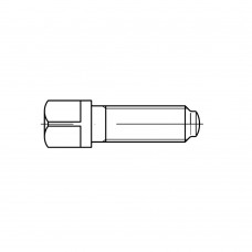 DIN 480 Винт М16* 80 установочный с квадратной головкой, сталь 10.9