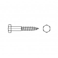 DIN 571 Шуруп-болт 10* 30 по дереву, сталь, цинк