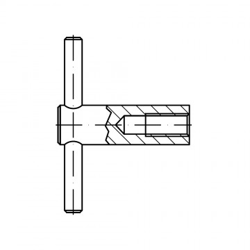 Ключ 10 с перекидной рукояткой, сталь DIN 6305