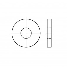 DIN 6340 Шайба 25 плоская, усиленная, сталь