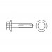Болт М8х30 с шестигранной головкой и фланцем, сталь 10.9, цинк DIN 6921
