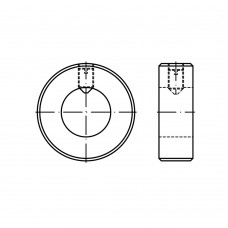DIN 705 Кольцо 10 установочное с гнездом, форма А, сталь нержавеющая А1