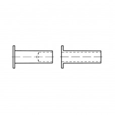 DIN 7338 Заклёпка 3* 10 для тормозных колодок, форма С, медь