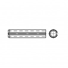 DIN 7346 Штифт 10* 10 пружинный, цилиндрический, сталь