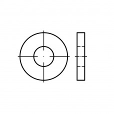 DIN 7349 Шайба 5,3 плоская, увеличенная, усиленная, сталь