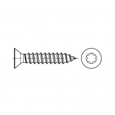 DIN 7982 Винт 2,2* 4,5 саморез с потайной головкой TORX, сталь, цинк