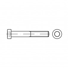 DIN 7984 Винт 10* 30 цилиндр внутренний шестигранник, сталь 10.9