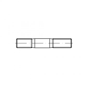Шпилька 16х65 резьбовая с ввинчиваемым концом, сталь 5.8 DIN 835